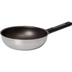 QUEEN SENSE Shiny系列5層不鏽鋼不沾平底鍋 電磁爐適用, 24cm, 1個