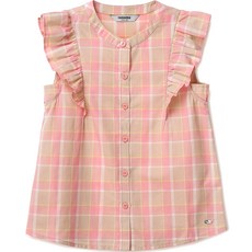 renoma kids 女童經典格紋襯衫 R2322B356