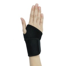 포츠킨 손목 헬스 스포츠 보호대 TM-A04, 1개, 블랙