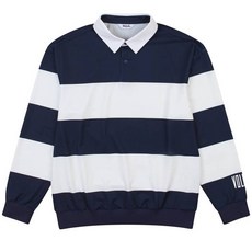 Volvik 男款高爾夫橄欖球條紋翻領T恤 VMTSN251