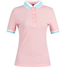 luxgolf 女款線條翻領短袖高爾夫衫 MDG3M601