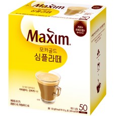 Maxim 麥心 摩卡拿鐵二合一咖啡, 10.5g, 50入, 1盒