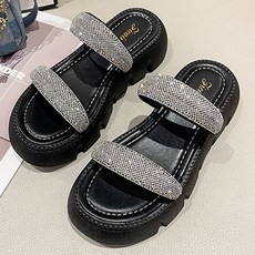 Paperments 鋸齒厚底拖鞋 01183