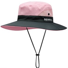 EWARD女款彩色登山釣魚漁夫帽, 粉色