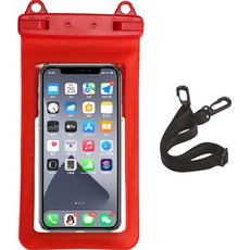 Varang 最好玩的水上游戲防水手機包, 1個, 紅色