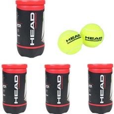 HEAD 海德 冠軍罐裝網球 2入, 淺綠色, 4個