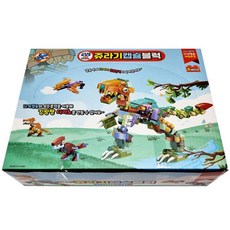 侏羅紀膠囊 12種積木玩具組, 混合顏色, 1套