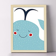 두봄 인테리어 거치식 원목 액자, 베이지, 1개