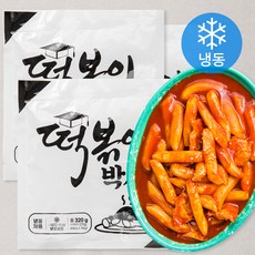 건강한끼 매콤달콤 떡볶이 박사 (냉동), 320g, 3팩