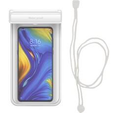 Lily 安全手機防水袋, 白色, 1個