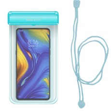 Lily 安全手機防水袋, 薄荷綠, 1個