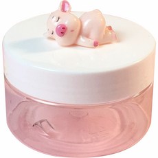 可愛動物把手維持器牙套假牙保管收納盒, 小豬, 1個