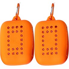 Clara 冰涼運動毛巾, 橘色, 2個