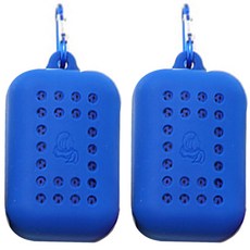 Clara 冰涼運動毛巾, 寶石藍, 2個