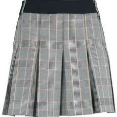 luxgolf 女款格紋皺褶裙褲 YD3S104