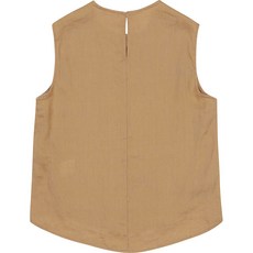 benetton 無袖亞麻透氣上衣 5BMLDQ03E