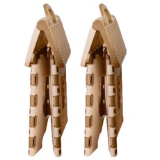 잘츠 편리한 생활공간 가벼운 접이식 의자 2p, 브라운