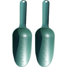 Aromood 彩色陽台園藝移植鏟 綠色, 2個