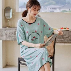온업 여성 데일리 홈웨어 원피스 잠옷 PM12