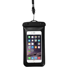 팔밴드 휴대폰 방수팩, 블랙, 1개