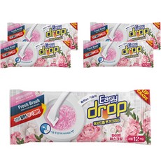 Easy Drop 一次性馬桶清潔劑補充裝白麝香香氛, White Musk, 5包