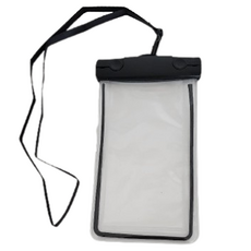 GBB 雙重鎖扣玩水手機防水袋, B黑色, 1個