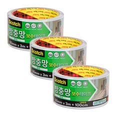 쓰리엠 스카치 방충망 보수 테이프 롤타입, 3개