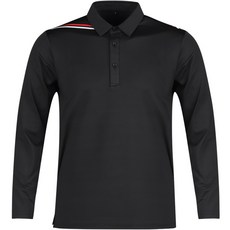 Lucen Lux高爾夫男款Performance Line長袖高爾夫球衣 BLU3S401