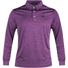 arnaldo bassini 男款Kachion長袖高爾夫球襯衫 AB2DMTS356