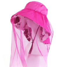 보호 방충망 모자 21 로즈 레드 1, 1개