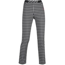 luxgolf 女款格紋鬆緊彈性高爾夫球褲 YD3S203