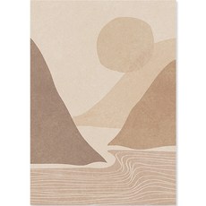 배전함 두꺼비집 가림 따뜻한 패브릭 포스터 A, 혼합색상