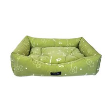 nature pet 寵物Bling Dog舒適方形坐墊, 比熊綠, 1個