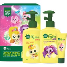 Greenfinger My Kids Catchy Nipping Wash 320ml + Shampoo 320ml + Face Lotion 20ml 套組, 1套