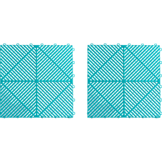圓形拳頭 陽台花盆墊 天藍色, 2個