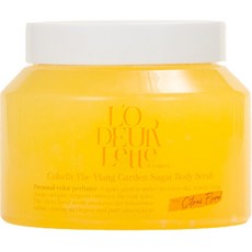 L'O DEUR Lette 英格蘭Cullyfit依蘭花園砂糖身體磨砂膏, 500g, 1個