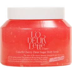 L'O DEUR Lette In England Colorfit 櫻桃花糖身體磨砂膏, 1個, 500g