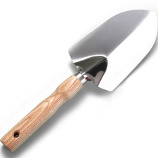 園藝用品 原木手柄 移植鏟, 1個