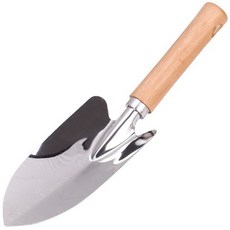 農業園藝三齒鏟除草器 01 木柄寬鏟, 2個