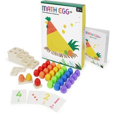 GabeFamily 兒童用 Math Egg Plus KS4540 30入, 混色, 1個