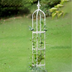 Yetta Yegi藤蔓植物花盆支架 白色 25.4*130cm, 1個