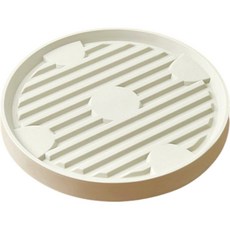 앙플랜트 과습방지형 바퀴가 숨어있는 이동식 화분받침대, 베이지, 1개