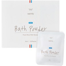 웜리 유아용 인펀트 배스 파우더 퓨어 라이스 밀크 레시피 30p, 150ml, 1개