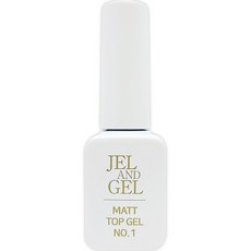 MEIBROWN Jel&Jel 霧面封層凝膠 平面彩繪, 透明, 1個, 9g
