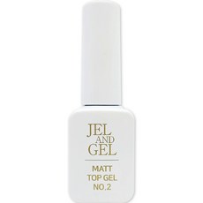 MEIBROWN Jel&Jel 霧面封層膠 立體浮雕, 透明, 1個, 9g