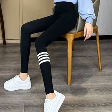 女款Dubbom不對稱線條亮點緊身褲