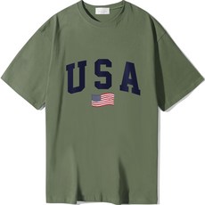 로우댓 아치 USA 리얼오버핏 코튼100 박스 통기성 반팔 티셔츠