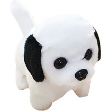 움직이는 강아지 작동 인형, 블랙, 1개
