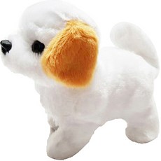 움직이는 강아지 작동 인형, 브라운, 1개