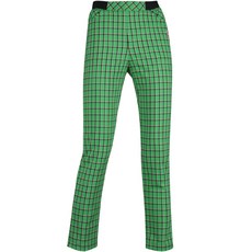 luxgolf 女款格紋鬆緊彈性高爾夫球褲 YD3S203